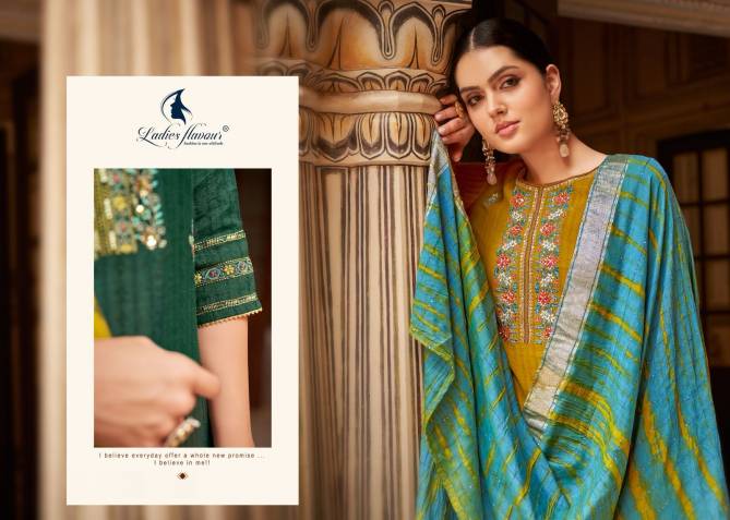 Anupama By Ladies Flavour Embroidery Rayon Readymade Suits Wholesale Price In Surat
